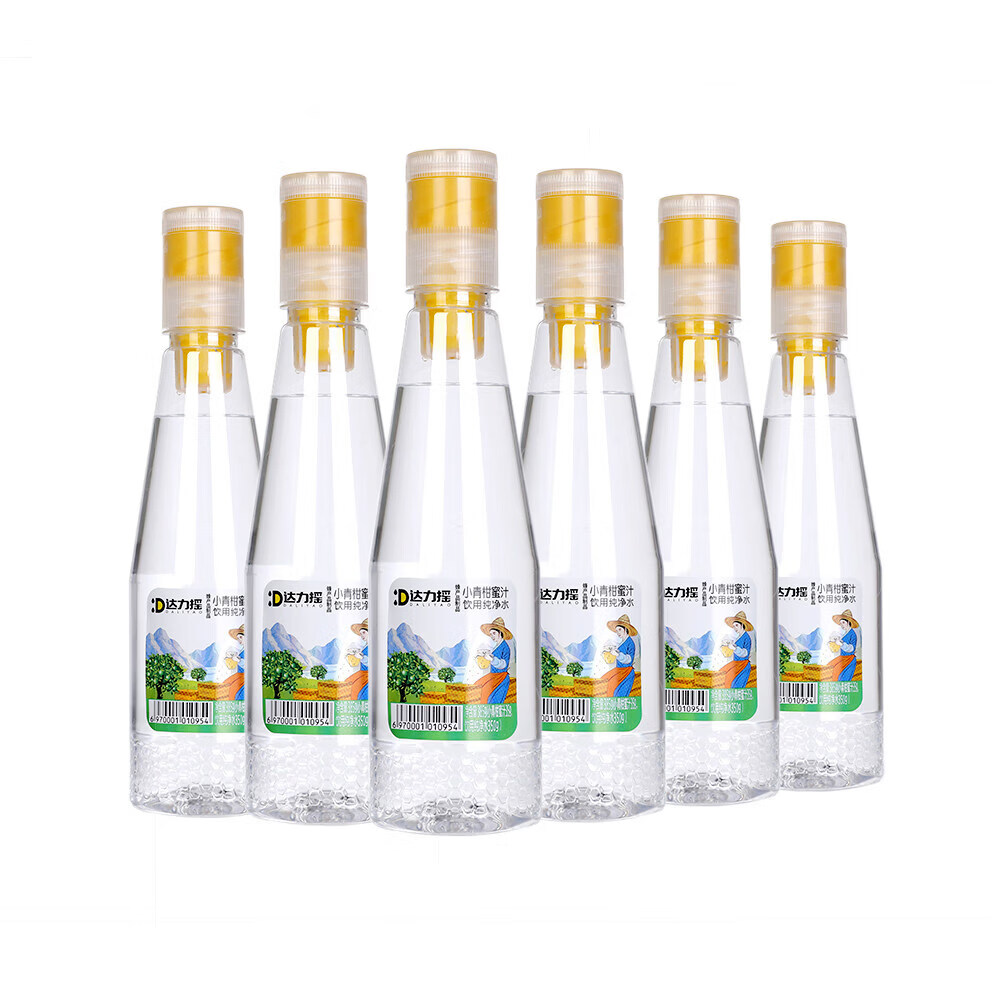 达力摇蜂蜜水385g*6瓶新鲜柠檬小青柑百香果蜜汁分离饮料 百香果蜂蜜水385g*6瓶【整箱装】