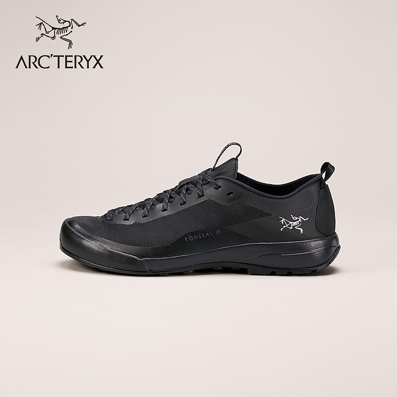 ARC'TERYX始祖鸟 KONSEAL LT 男子 登山鞋 BLACK/BLACK/黑色/黑色 41 UK7.5