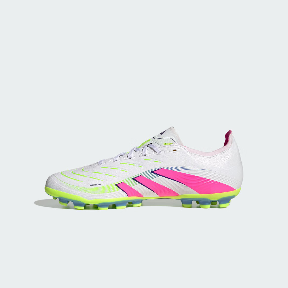 adidas PREDATOR LEAGUE人造草皮2G/3G AG定制短钉足球鞋阿迪达斯 白/亮粉/亮柠檬黄(推荐选大半码) 37