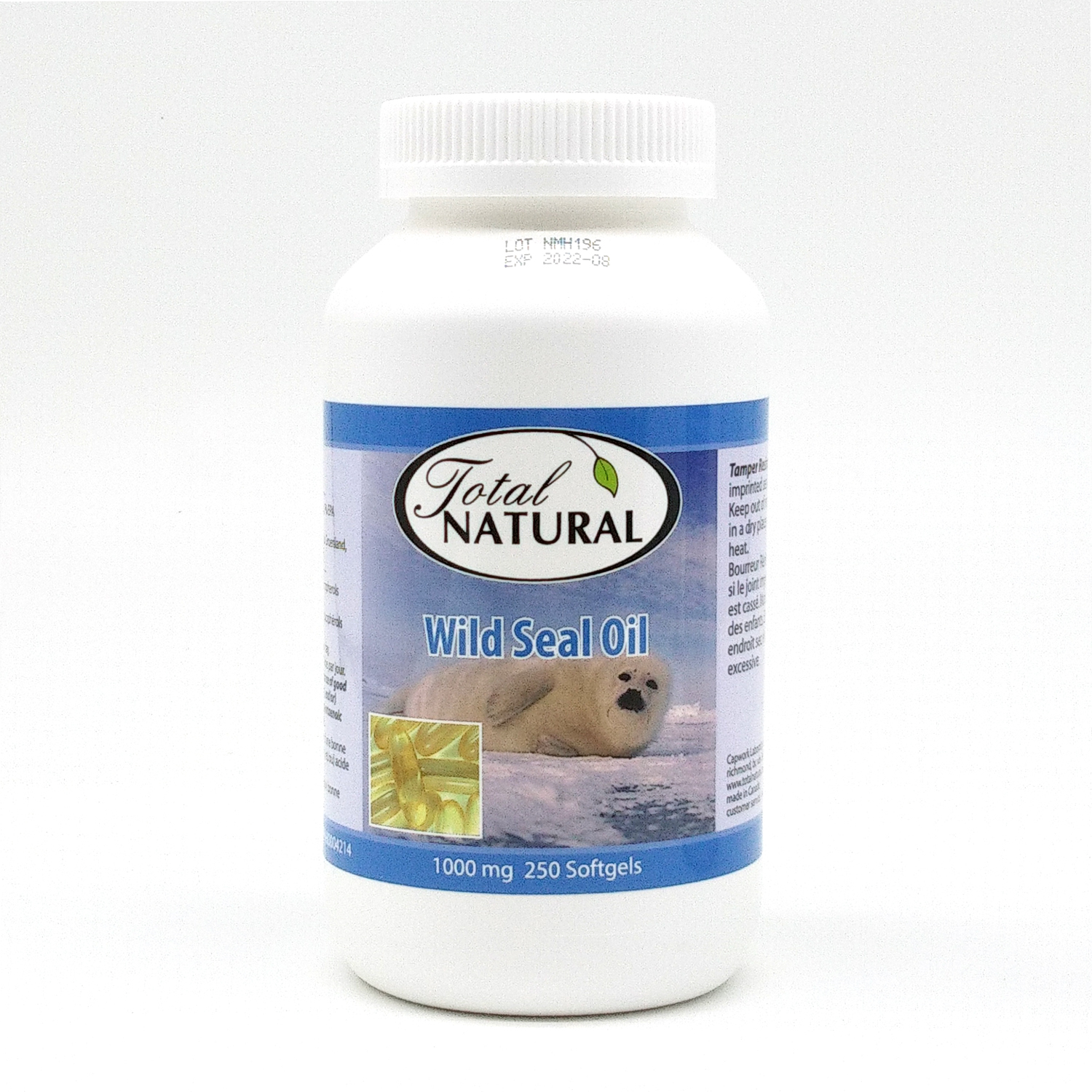 vieruodis加拿大 total natural 海狗油软 含量 1000mg 250粒代购