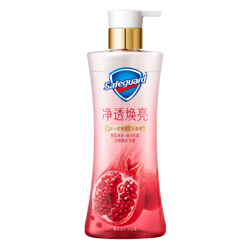 舒肤佳净透沐浴露红石榴香570g添加果酸焕亮持久留香 新老包装随机
