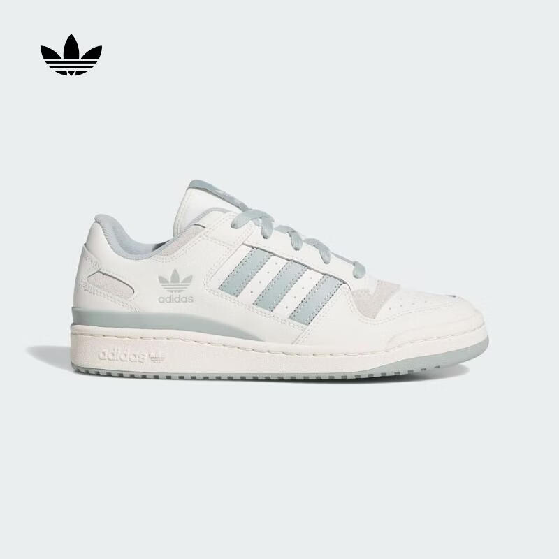 阿迪达斯 adidas【滔搏运动】三叶草男女FORUM LOW CL潮流休闲鞋 JQ1532 39