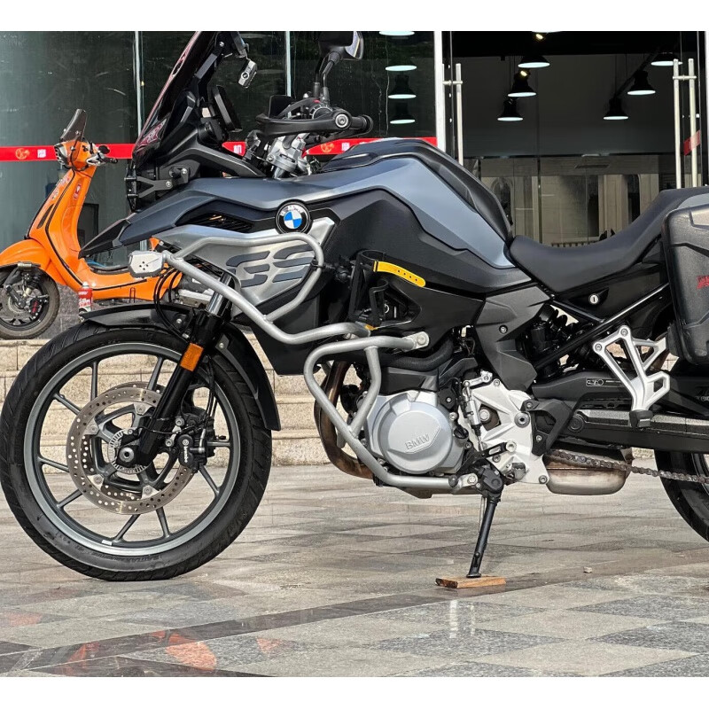 vavb适用宝马f750gs f850gs摩托车改装 护杠 上下护杠 保险杠 上下护