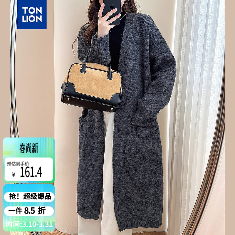 ��ʨ 2025�ﶬ�г����Ů��֯���� ��ɫ ë�� 569Ԫ