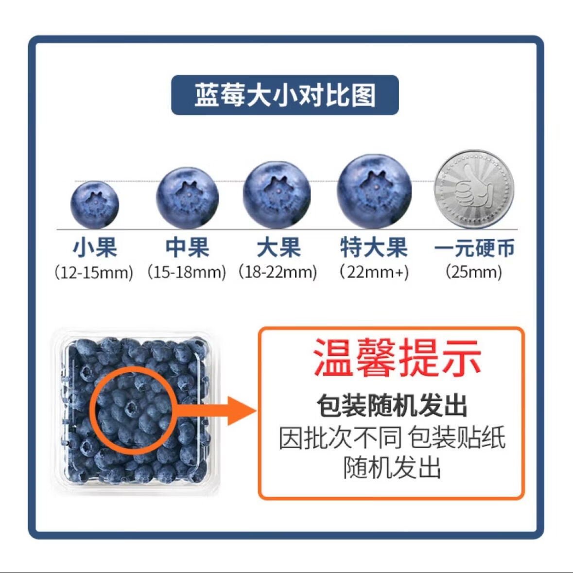 隰(xi)悦云南蓝莓 中果14mm+ 125g/盒 生鲜水果 源头直发 8盒