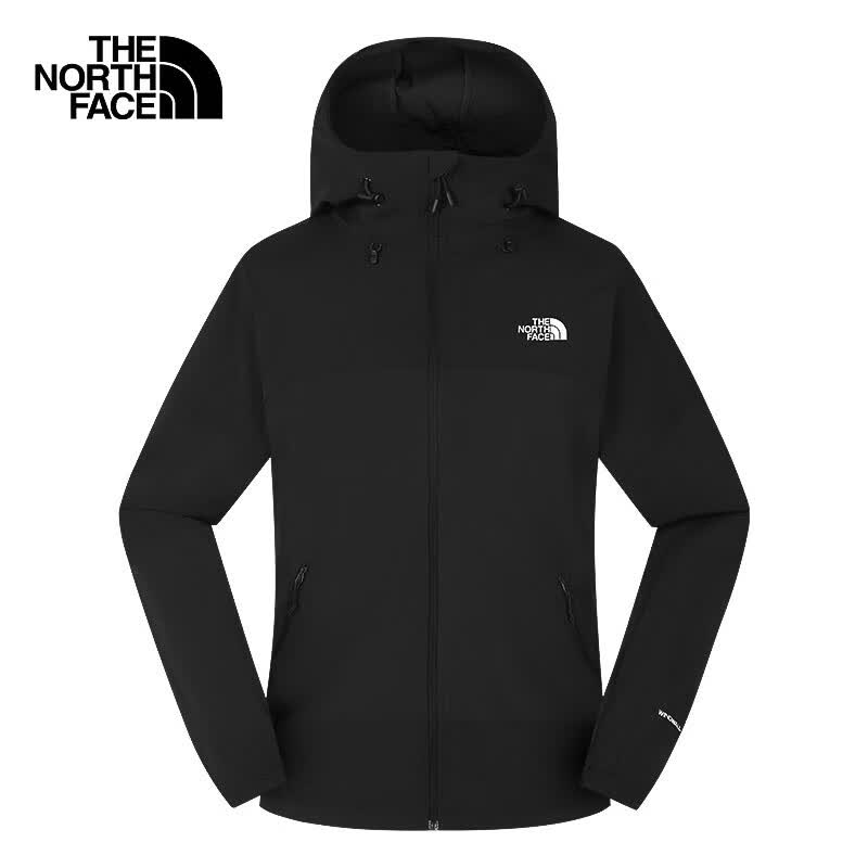 北面（The North Face）防风软壳情侣款BOULDER防风防泼溅休闲轻便保暖外套26春夏新品 8G76/JK3/宇宙黑/女款 L