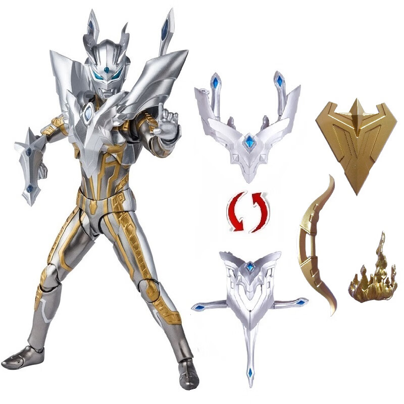 摩尼奥shf光辉闪耀赛罗奥特曼手办特利迦超可动黄金无限赛罗act模型