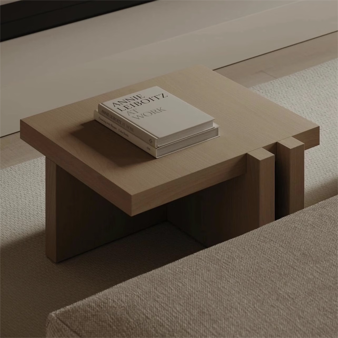 WOOCARPT新西兰进口纯羊毛素色家用客厅地毯茶几沙发轻奢高级感无甲醛地垫 燕麦白【进口羊毛】 70*140cm