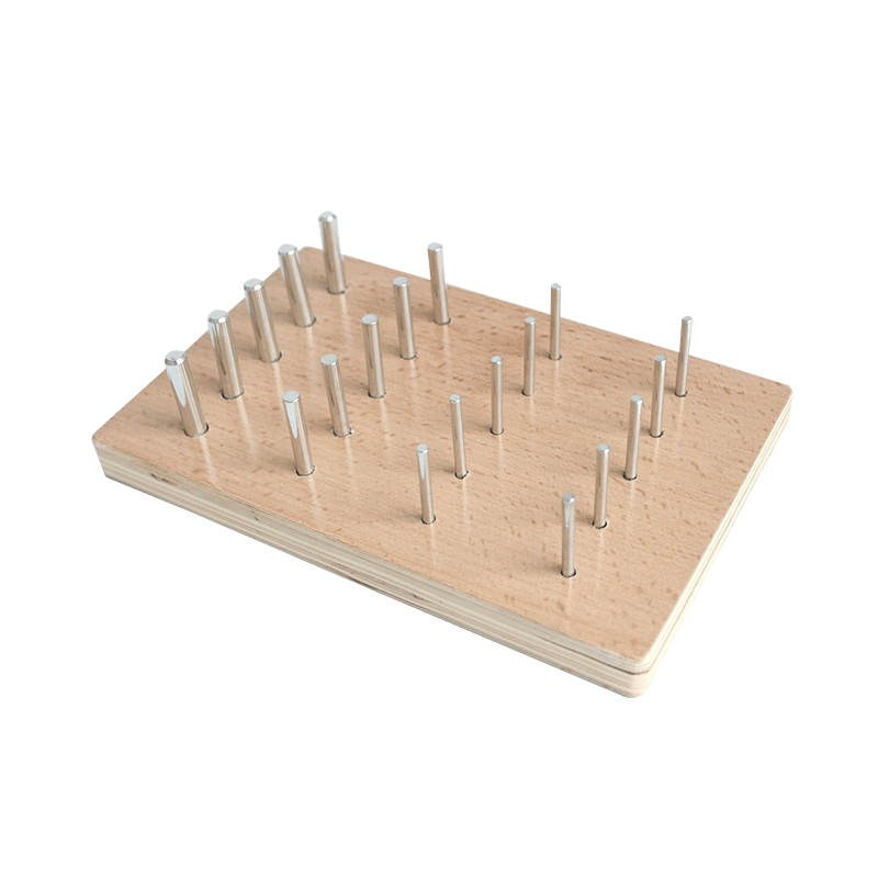 通用中风脑偏瘫手部康复训练器材木插板木棍插板手指康复精细手眼协调