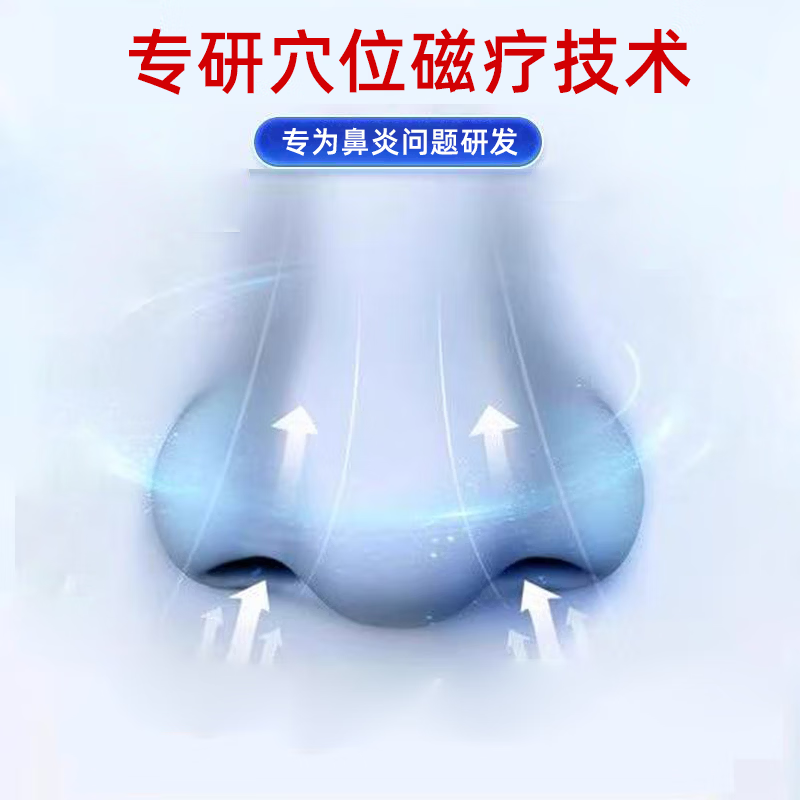 呼必安穴位磁疗贴过敏性鼻炎急慢性鼻炎鼻塞流涕鼻炎贴通气鼻贴官方正品 一盒【体验装】推荐多盒装效果好