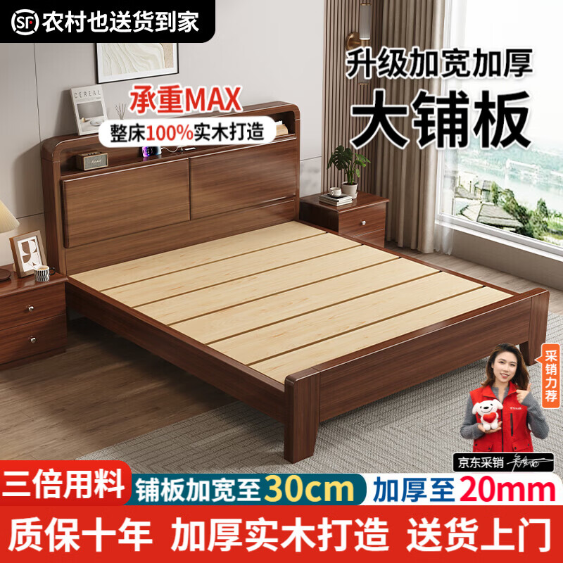 ���ڲ������ˬr��ʵľ��1.8��*2�����Դ�˫�˴�1.5*2�׵����йŷ�ȫʵľ�� ���ӿ����塿����ɫʵľ��+10cm����+��ͷ��1 1.5��*2�׿�ܽṹ 978Ԫ