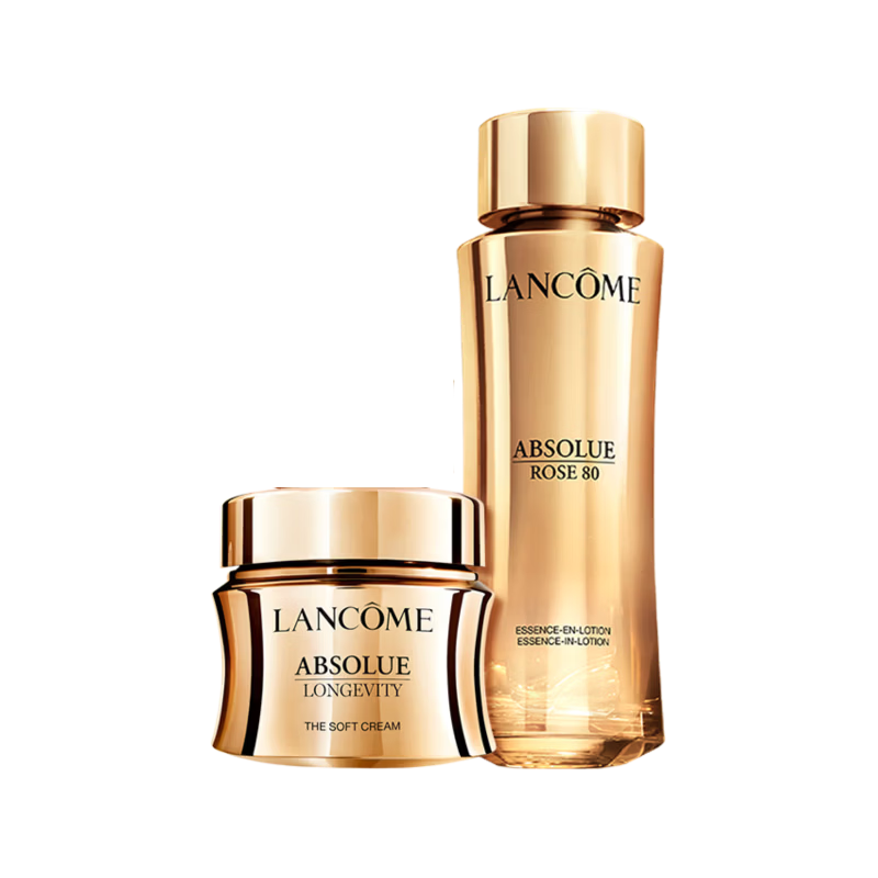 兰蔻菁纯水150ml+面霜30ml轻盈版抗皱紧致淡纹护肤品套装生日礼物