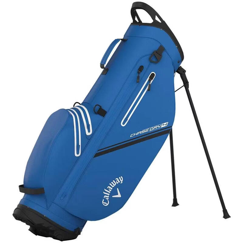 Callaway男士高爾夫球包防水設(shè)計(jì)多口袋收納可站立支撐防滑底座藍(lán)色 Royal