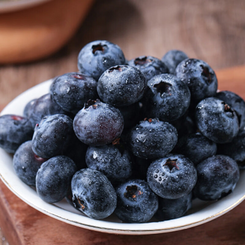 鲜农涧云南高山新鲜蓝莓酸甜时令生鲜鲜榨果汁护眼水果减肥水果 辅食 4盒 单果15-18mm  【100-125g/盒】