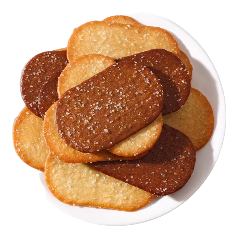 卡其乐巧克力椰奶薄脆饼干整箱独立小包装办公室休闲零食网红酥性饼干 椰奶+巧克力薄脆饼干双拼各1盒