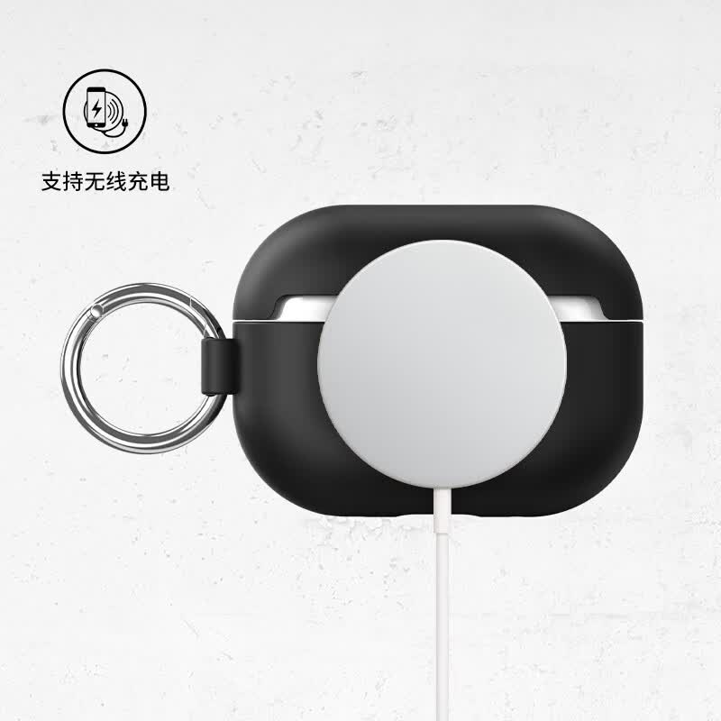DIESELDiesel耳机壳3D字母款耳机保护壳适用苹果耳机AirPodsPro/AirPodsPro2 TPU保护套全包防摔外壳黑色 AirPods Pro/Pro2 黑色