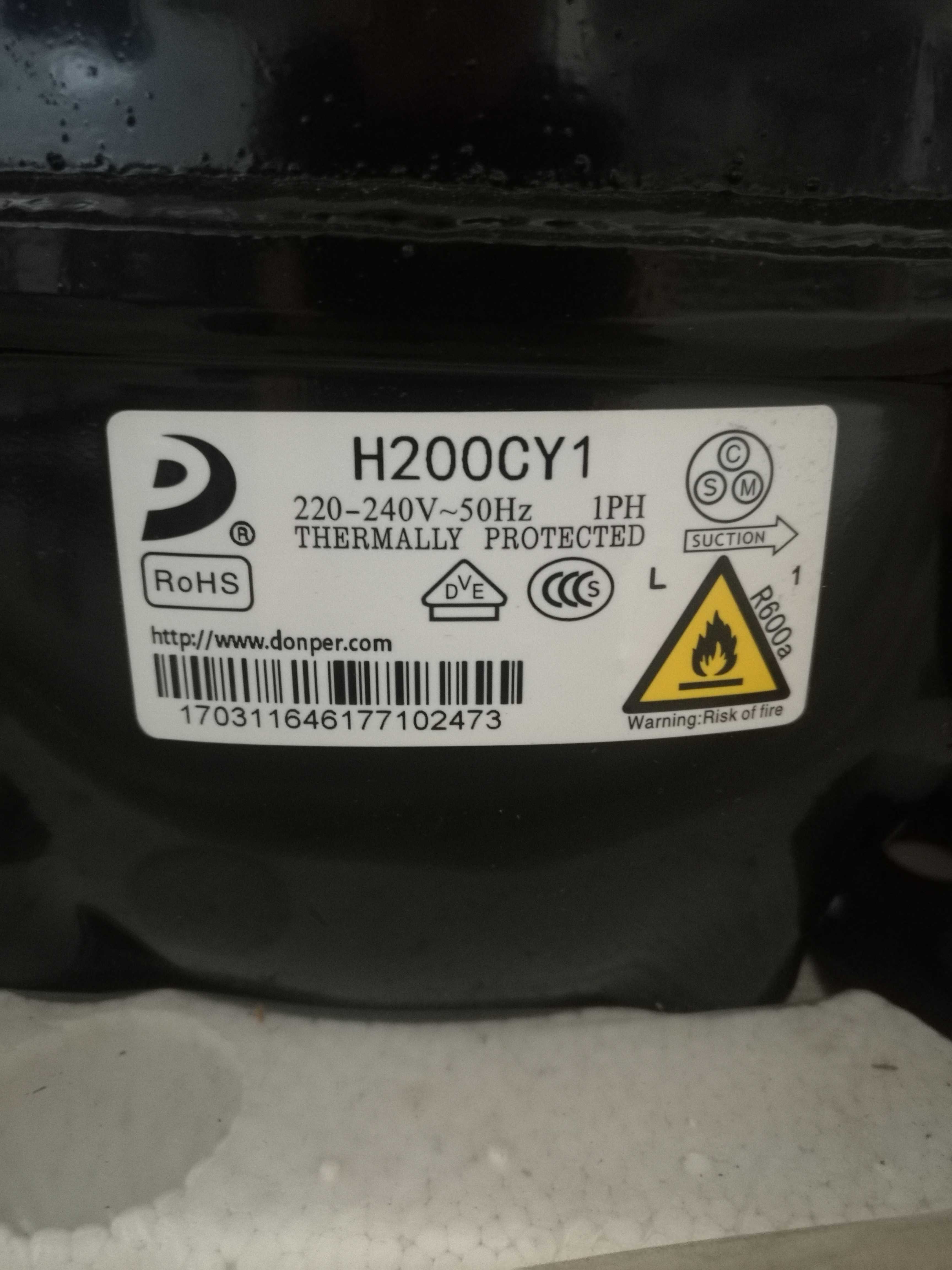 惠利得全新原装黄石压缩机h200cy1输入功率141w制冷量200w h200cy