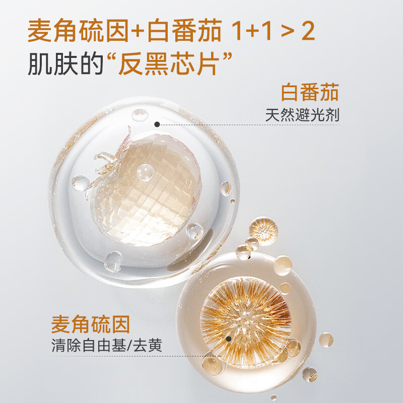 GENEIII仅三麦角硫因焕亮胶囊99.99%纯度60mg/粒+白番茄熬夜暗沉由内透亮 【全身亮白】仅三焕亮胶囊 60粒*2瓶