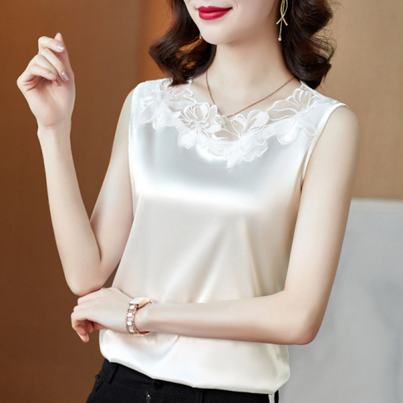 冉同搭配小西装的打打底衫女小吊带蕾丝吊带背心女西装内搭打底衫春夏