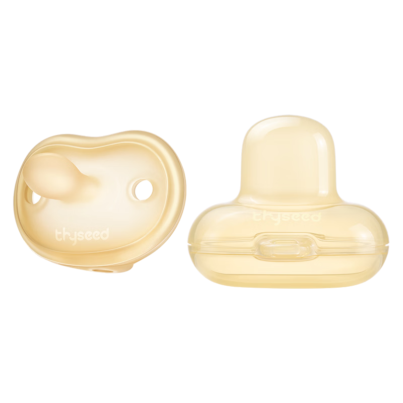 世喜安抚奶嘴0-3-6个月防胀气新生儿哄睡全硅胶超轻air款