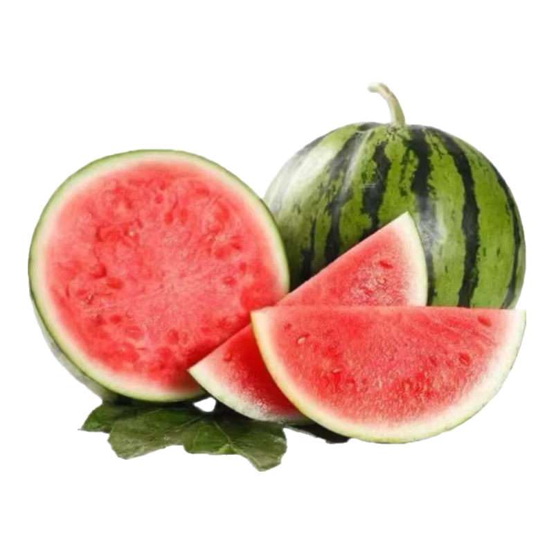 26年正宗海南麒麟无籽西瓜新鲜现摘冰糖薄皮西瓜应季脆甜可口水果 6-8斤装