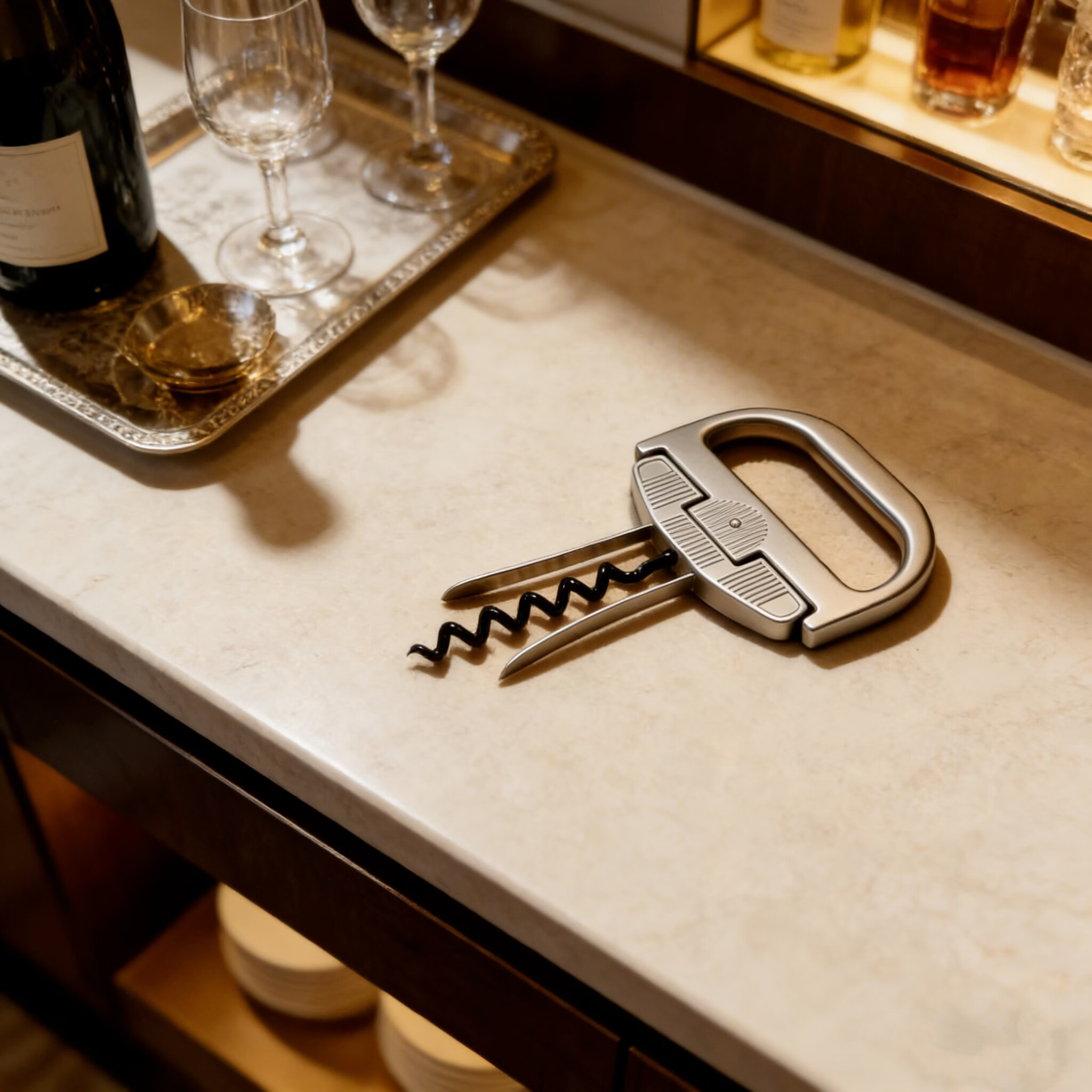 高端专开老酒防断酒塞烂酒塞金属开瓶器美国品牌红酒葡萄酒老酒刀 单独开瓶器