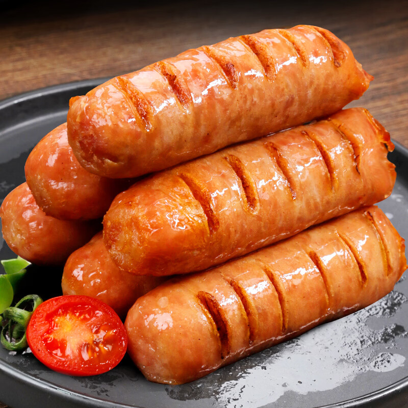 齐赞黑猪王鲜肉爆汁肠400g/袋烧烤肠空气炸锅食材 鲜肉爆汁肠400g*4袋