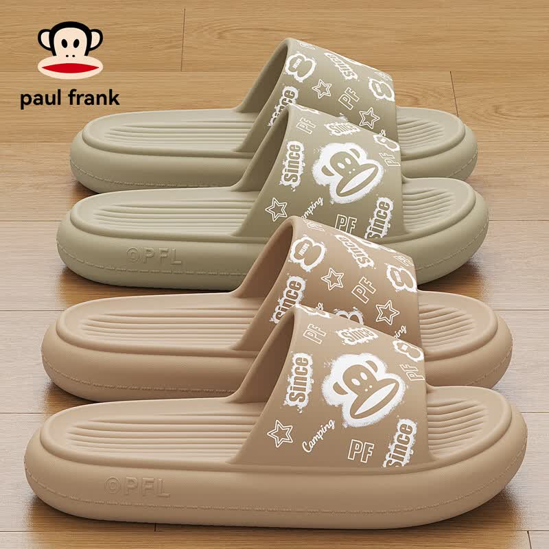 大嘴猴医用拖鞋女款2026新款夏季踩屎感厚底防滑防臭室内家居洗澡凉拖男 卡其 44-45 【标准码】