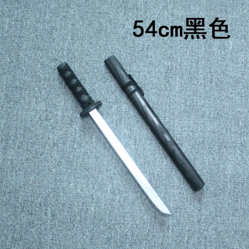 剑道儿童玩具刀剑木剑cos表演道具宝剑木剑短刀 剑道练习一米带鞘竹刃