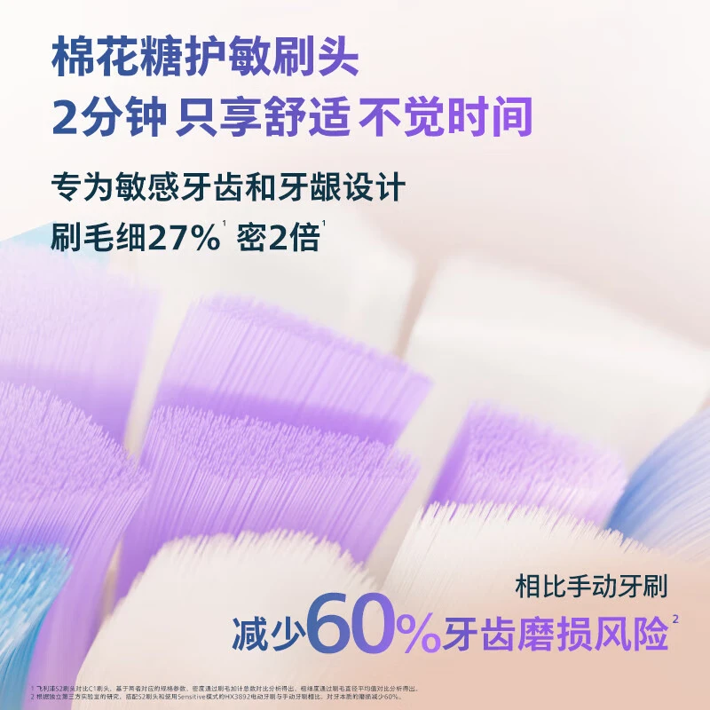 飞利浦(PHILIPS)电动牙刷钻石7系护龈刷7系pro情侣款牙刷智能导航送男友女友长辈生日礼品节日生日礼物实用 【 钻7Pro 曙光金】HX3892/02