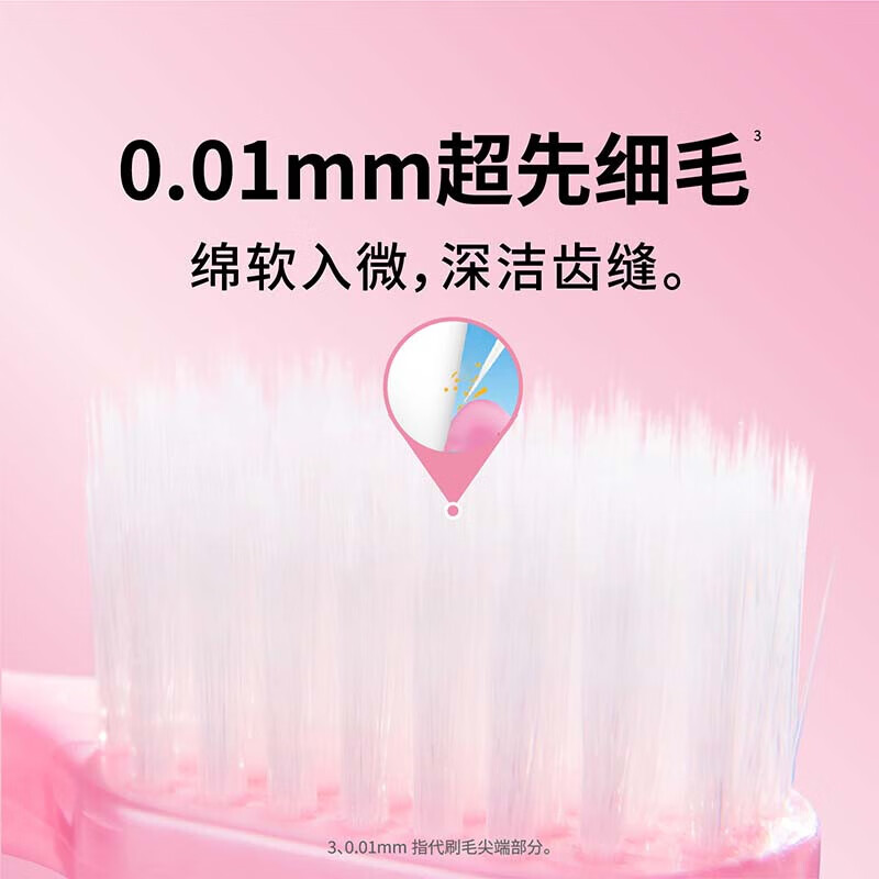 惠百施48孔宽头软毛牙刷全效Pro+成人口腔高效清洁护龈日本进口牙刷套装 软毛 2支 尝鲜【纤羽柔感高密绒】