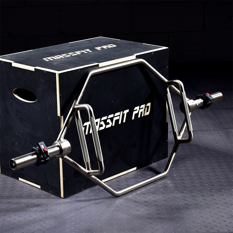 马西(massfit)杠铃杆硬拉杆六角杠铃杆奥杆硬拉杆耸肩专用杠铃家用