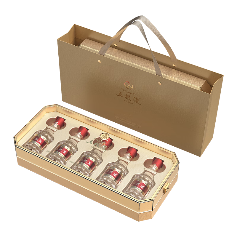 wuliangye/����Һ �帣���� 52�� �׾� 50mL 5ƿ