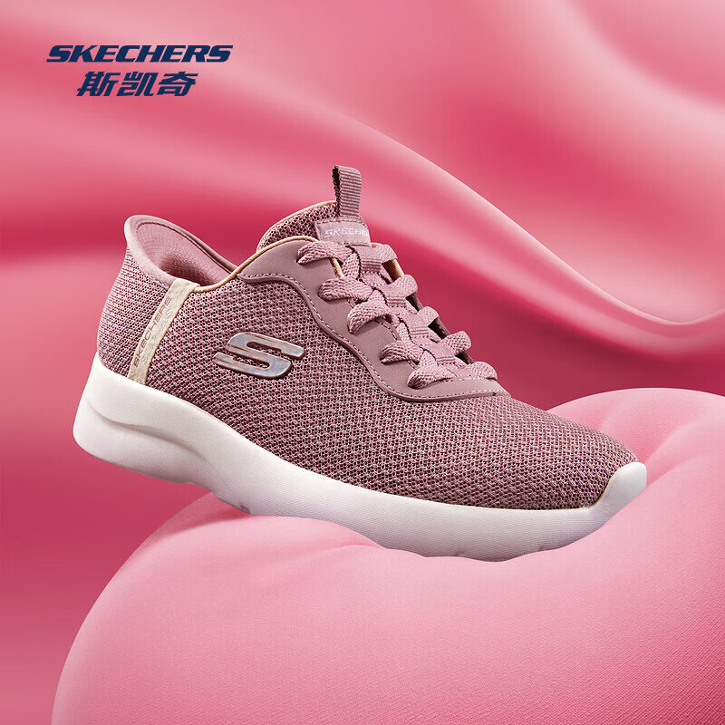 ˹���棨Skechers��������Ь�¿�ŮЬ���ʸ�͸����ӯ�����˶�����Ь�ٴ� ��ɳɫ/���ɫ/MVMT 37.5 215Ԫ