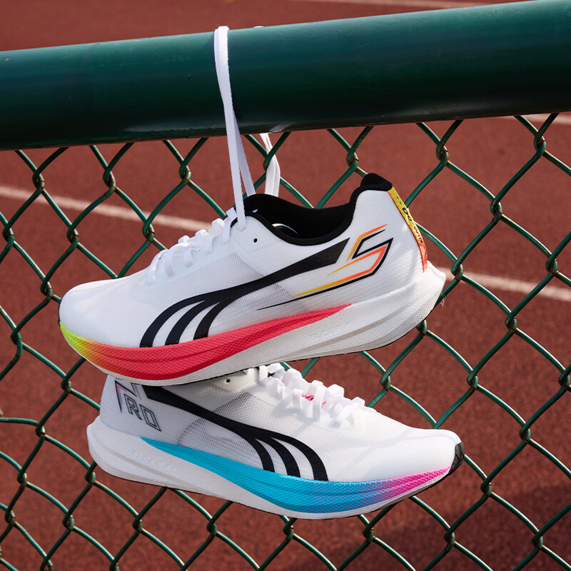 多威(Do-win)战神5代PRO全掌碳板男跑鞋女马拉松竞速训练体考体能训练跑步鞋 MR56258D/鸳鸯色 42