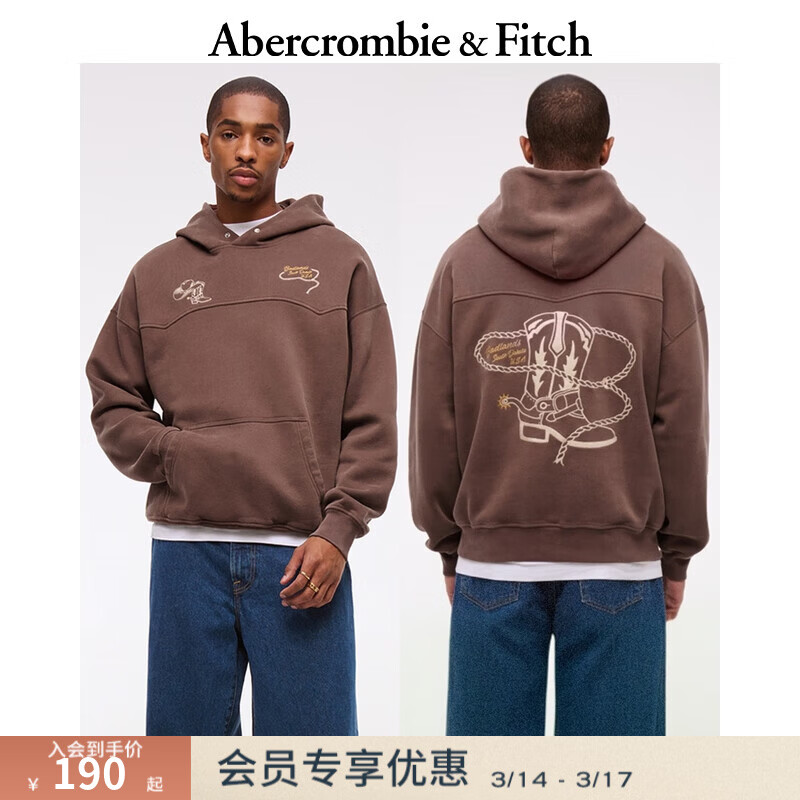 Abercrombie & Fitch��ʽ���ž���ٴ�ץ��������ñ��������25�ﶬ��װ122-5576 ��ɫ L (180/108A) 108Ԫ