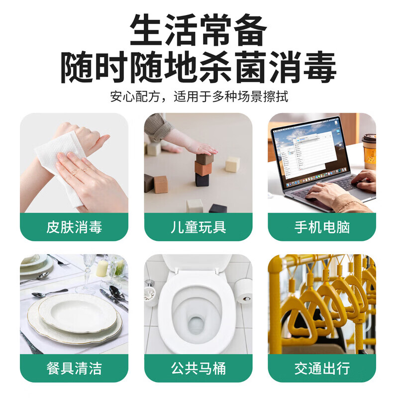 简禾（jianhe）迷你酒精湿巾消毒清洁75度卫生棉片杀菌湿纸巾小包装便携专用随身 小鹿酒精湿巾3提24包