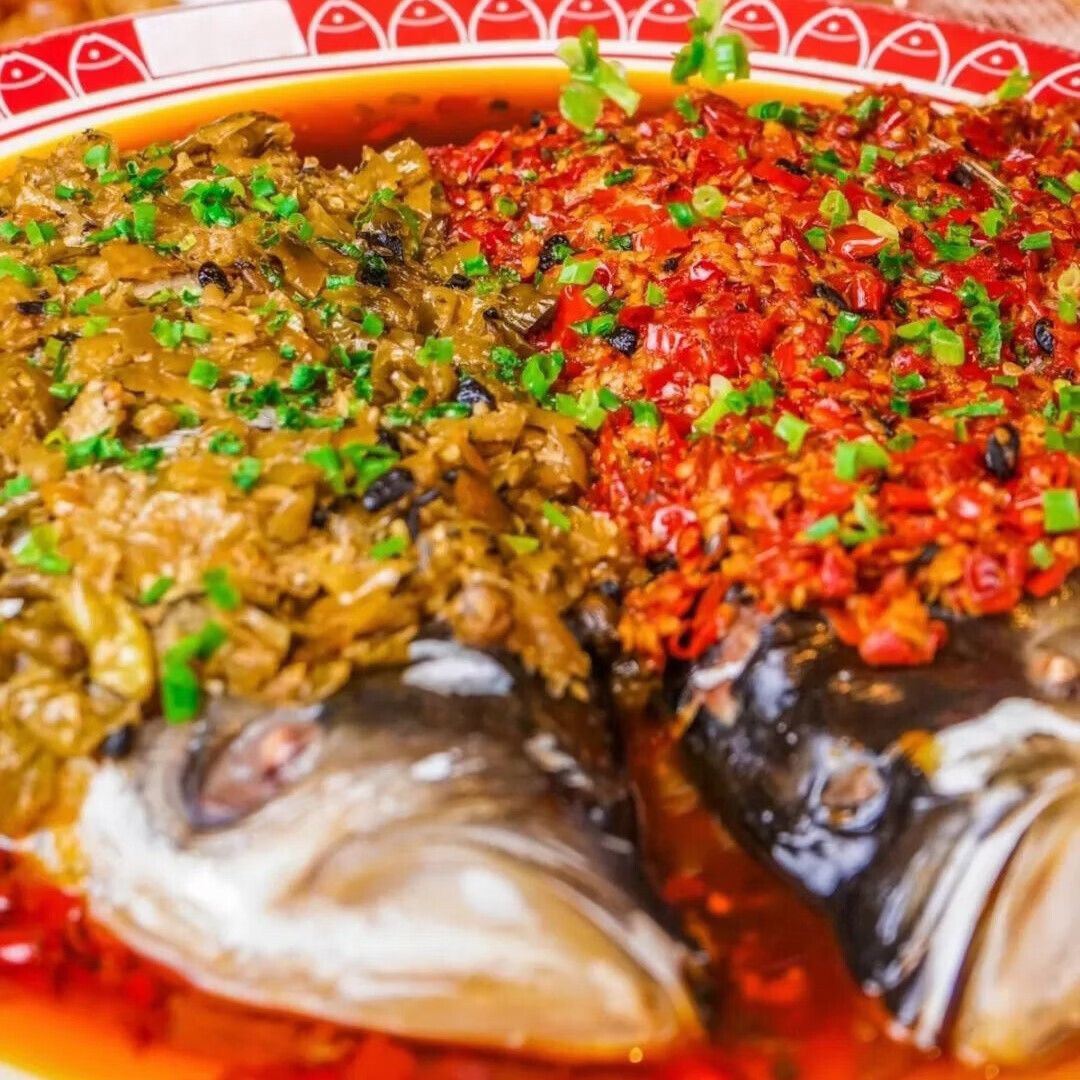 简鲜二去冷冻白鲢鱼头净重400-500克*5只 鱼头