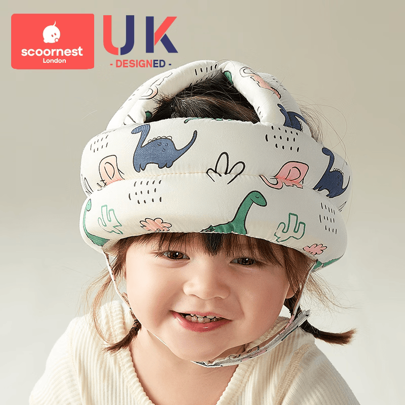 科巢（scoornest）婴儿学步护头防摔帽宝宝学走路头部保护垫儿童防撞枕神器夏季透气