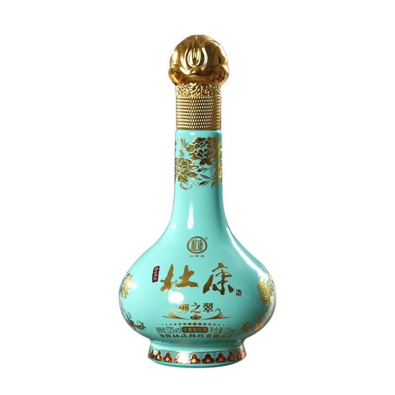 杜康 御之翠 52度 浓香型优级白酒 125ml单瓶装 纪念版收藏礼盒小酒 52度 125mL 1瓶 纪念版小酒