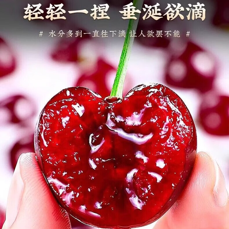 鲁禧山东大樱桃车厘子新鲜应季水果送礼礼盒 4斤(净重) 【头茬尝鲜】品质手选果22-26mm