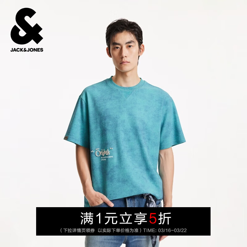 �ܿˡ���˹��JACK&JONES����װ�ļ��¿��ë����ʱ����Ⱦ���аٴ��Ͱ�����T��225301129 C47����ɫ S ��170��