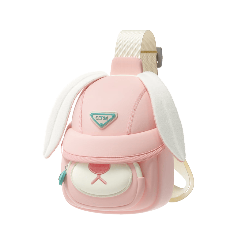 格米（germ）多功能迷你儿童斜挎包防泼水轻盈胸包户外旅游 泡泡兔 3-10岁