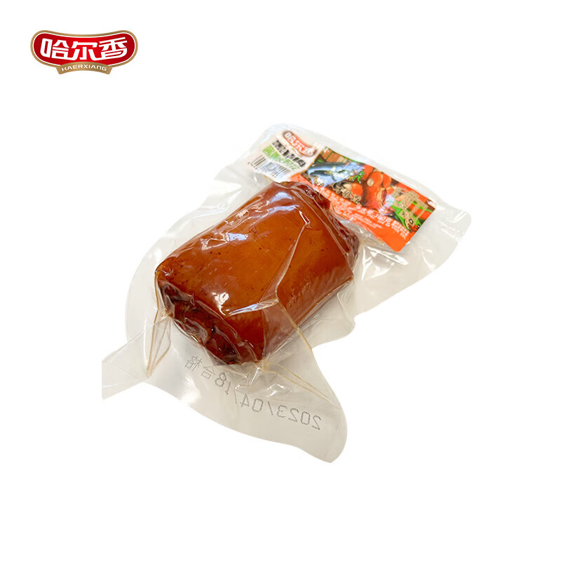 哈尔香 熏肘猪肘花 卤味熟 休闲食品 香熏肘下酒菜 酱香熏肘300g*2袋