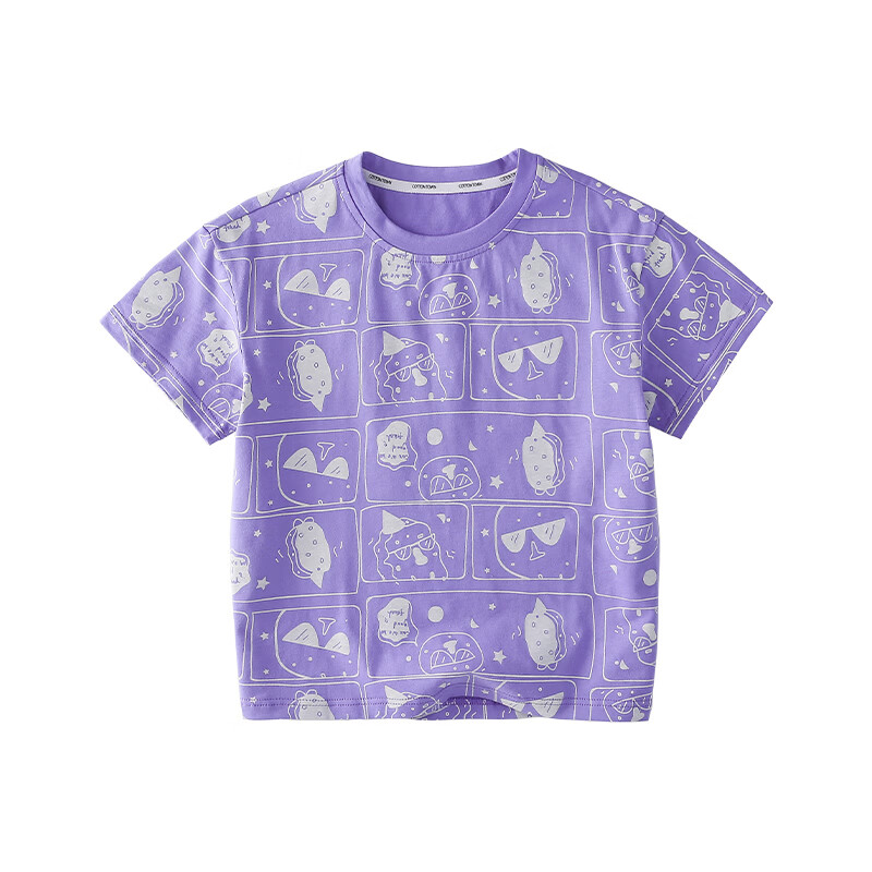 �޻��á�100%�ޡ�ͯװ��ͯT�������ͯ��װ�·��¿�Ůͯ�ļ�����xt1 ��ɫ 140 16.49Ԫ