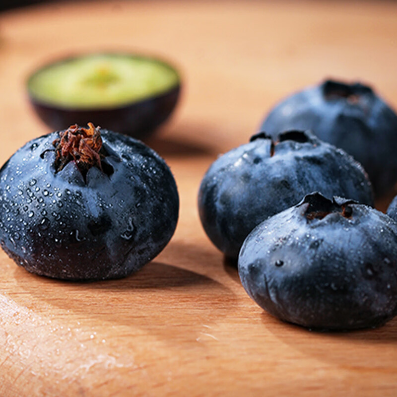 鲜农涧云南高山新鲜蓝莓酸甜时令生鲜鲜榨果汁护眼水果减肥水果 辅食 4盒 单果15-18mm  【100-125g/盒】