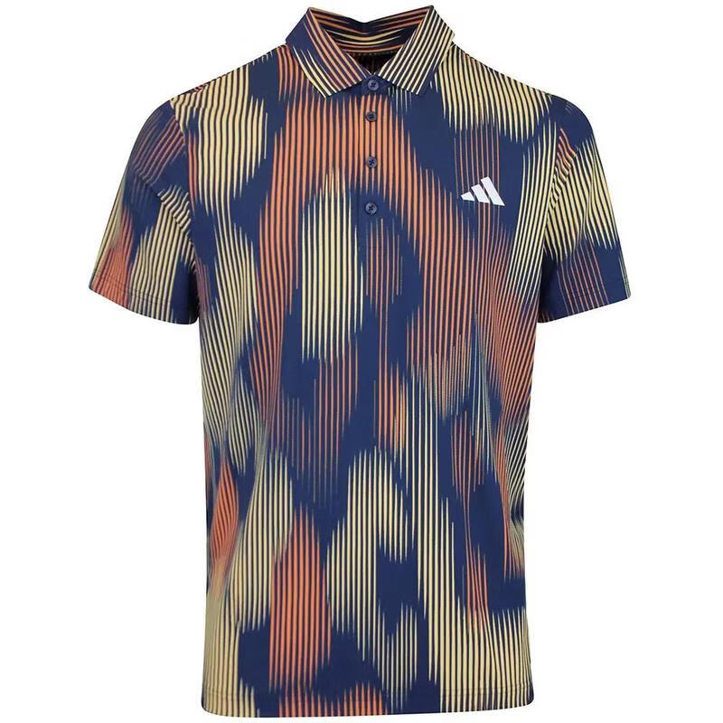 阿迪达斯（adidas）男士高尔夫POLO衫透气排汗速干吸湿凉感触感高延展性轻量面料 Orange 均码 |XL