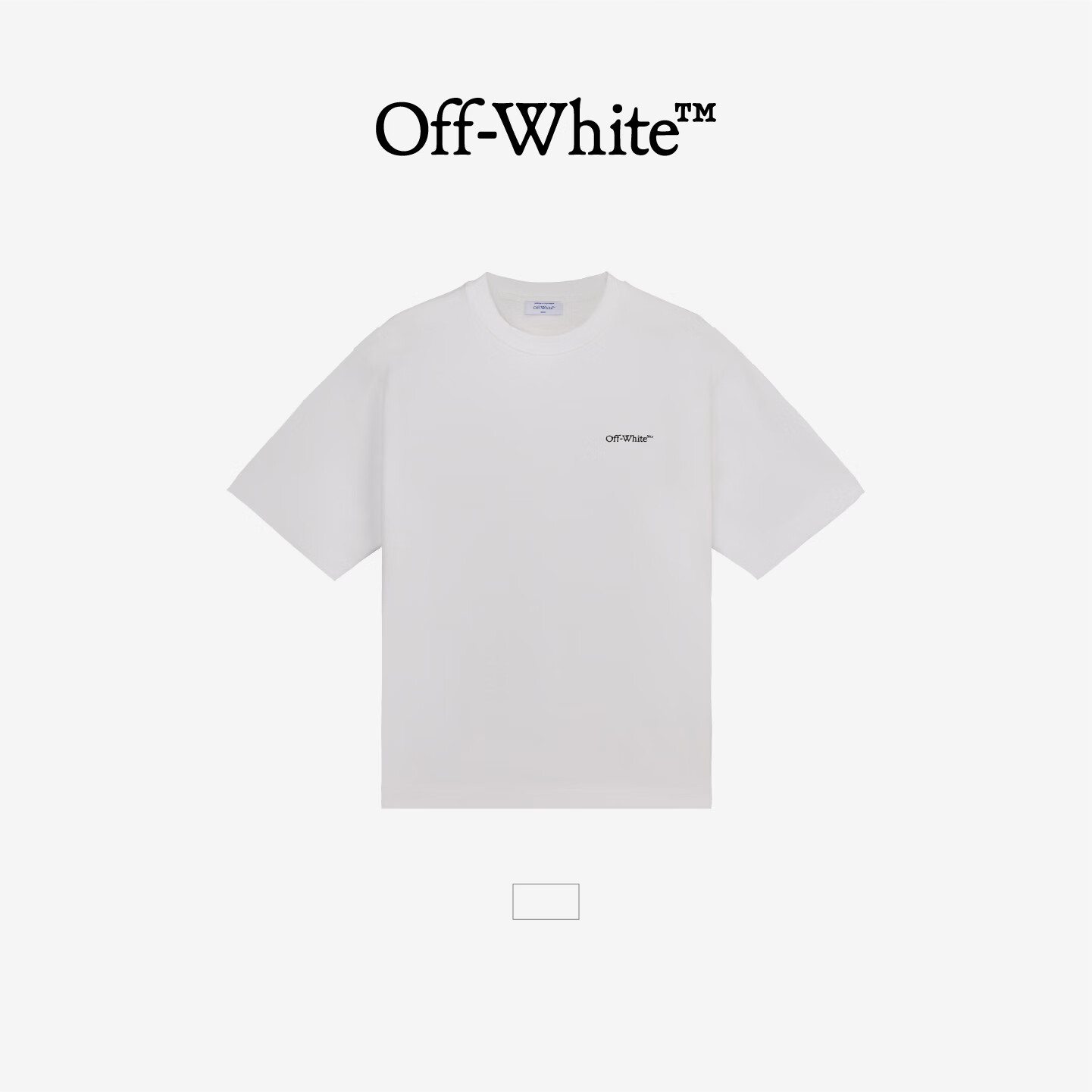 OFF WHITE™情侣装2026新款潮牌夏季男士宽松短袖t恤圆领高端半袖衣服 白色 XL