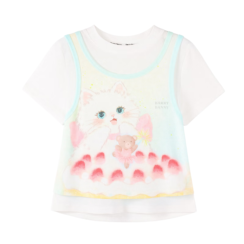 ���ڲ�����BARRY BANNYͯװŮͯ����T�����ļ��¿��д�ͯԲ��͸������3037 �����̰� 120 127Ԫ