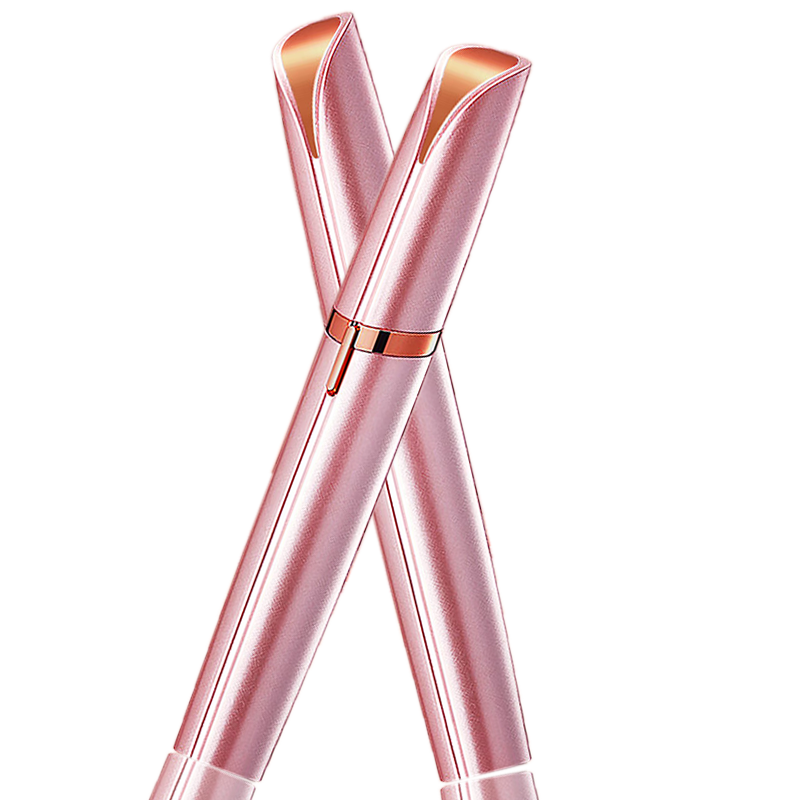 电动修眉刀剃眉笔自动修眉毛神器充电式男女士刮眉仪安全型修剪器 旗舰款【玫瑰金】-限时活动